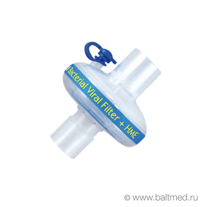Фильтр вирусобактериальный тепловлагообменный ThermoShield (порт Luer) - 038-41-355