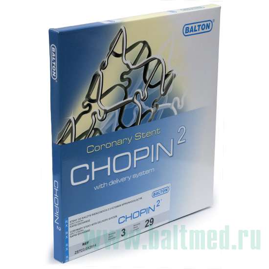 Стент коронарный "CHOPIN 2" с системой доставки - ZSTC