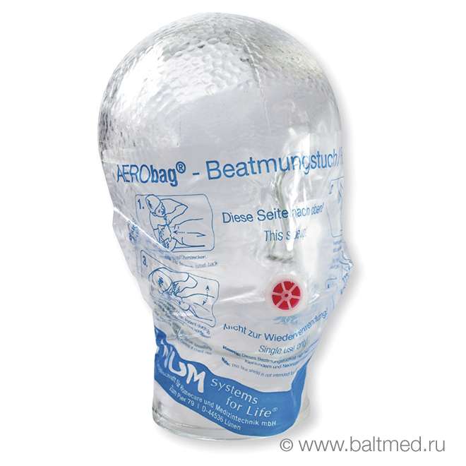 Маска первой помощи AERObag® эластичная, формат А3 - HBT01-V-S5x5-color