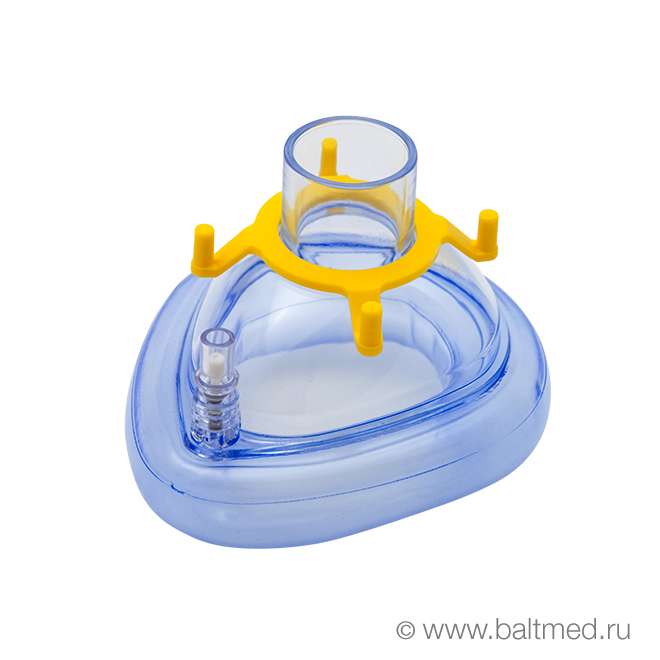 Маска анестезиологическая ПВХ 2 HBM06-2V