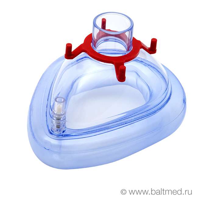 Маска анестезиологическая ПВХ 4 HBM06-4V