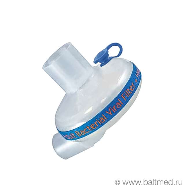 Фильтр вирусобактериальный тепловлагообменный ThermoShield угловой с портом СО2 - 038-41-335