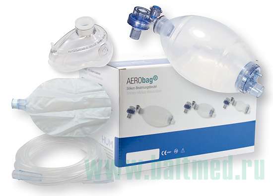 Мешок Амбу AERObag® (силиконовый с одной маской) - HBB05